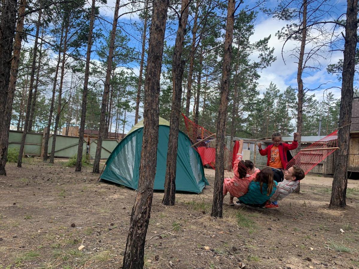 Kemping Cvetok Pod Snegom Хужир Экстерьер фото